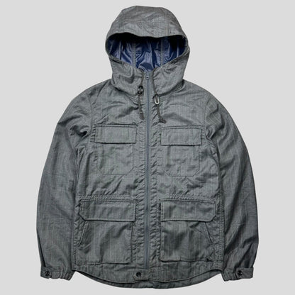 Comme Des Garçons Homme 2011 Pinstripe Weatherproof Wool Jacket - S