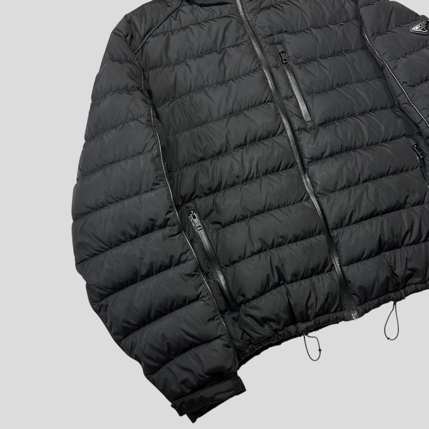 Prada 2018 Laminated Nylon Duck Down Puffer - IT52 (L) | Default Title, Black
