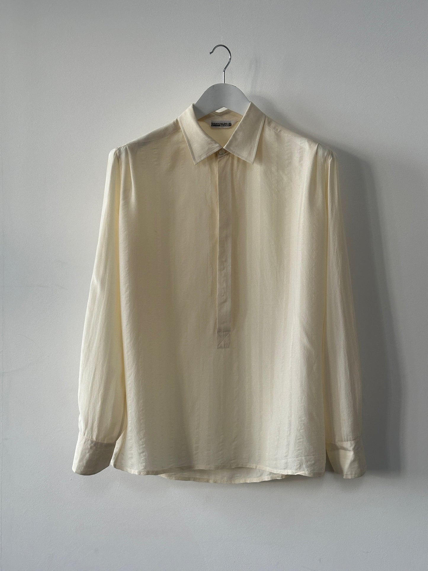 Vintage Pure Silk Polo Shirt - L/XL