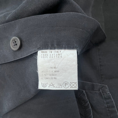 1990s dirk bikkembergs white label shirt | Black, White