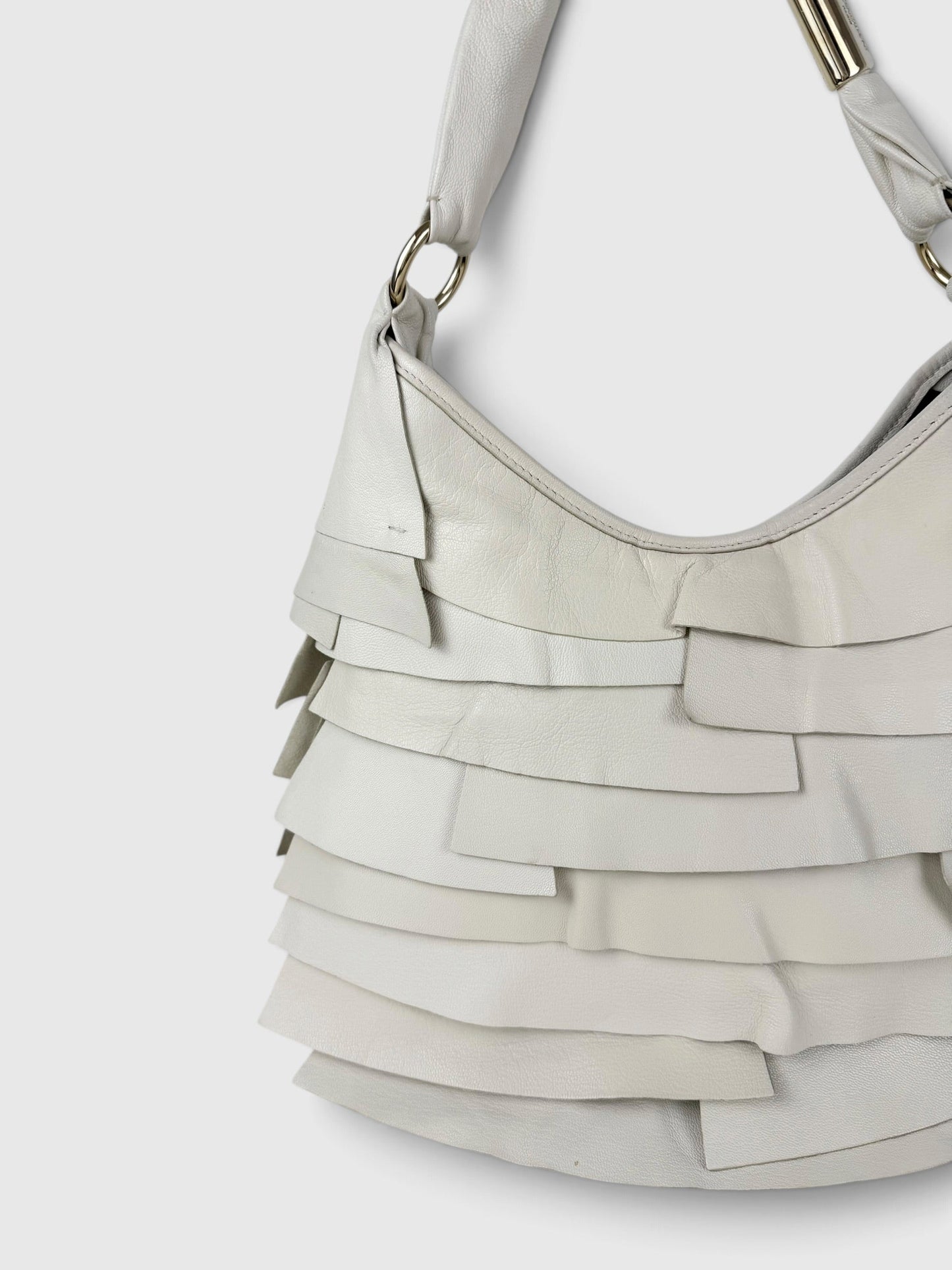 2000s YSL Saint Tropez Handbag | O/S, Cream