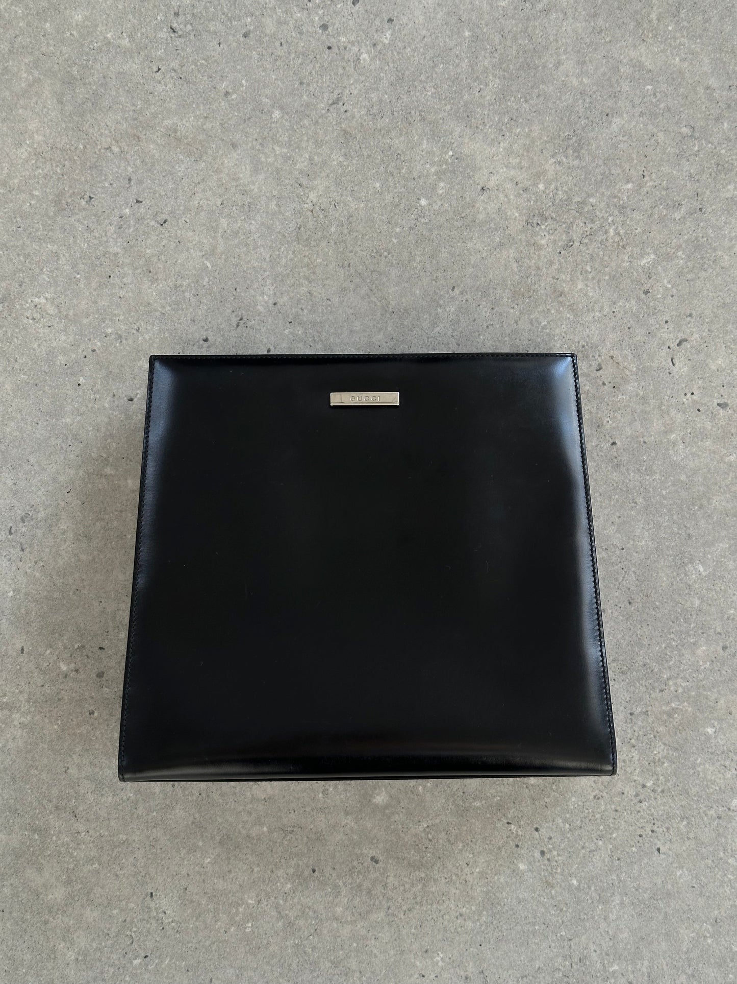 Gucci 1990s Tom Ford 2 in 1 Leather & Vinyl Hand Bag