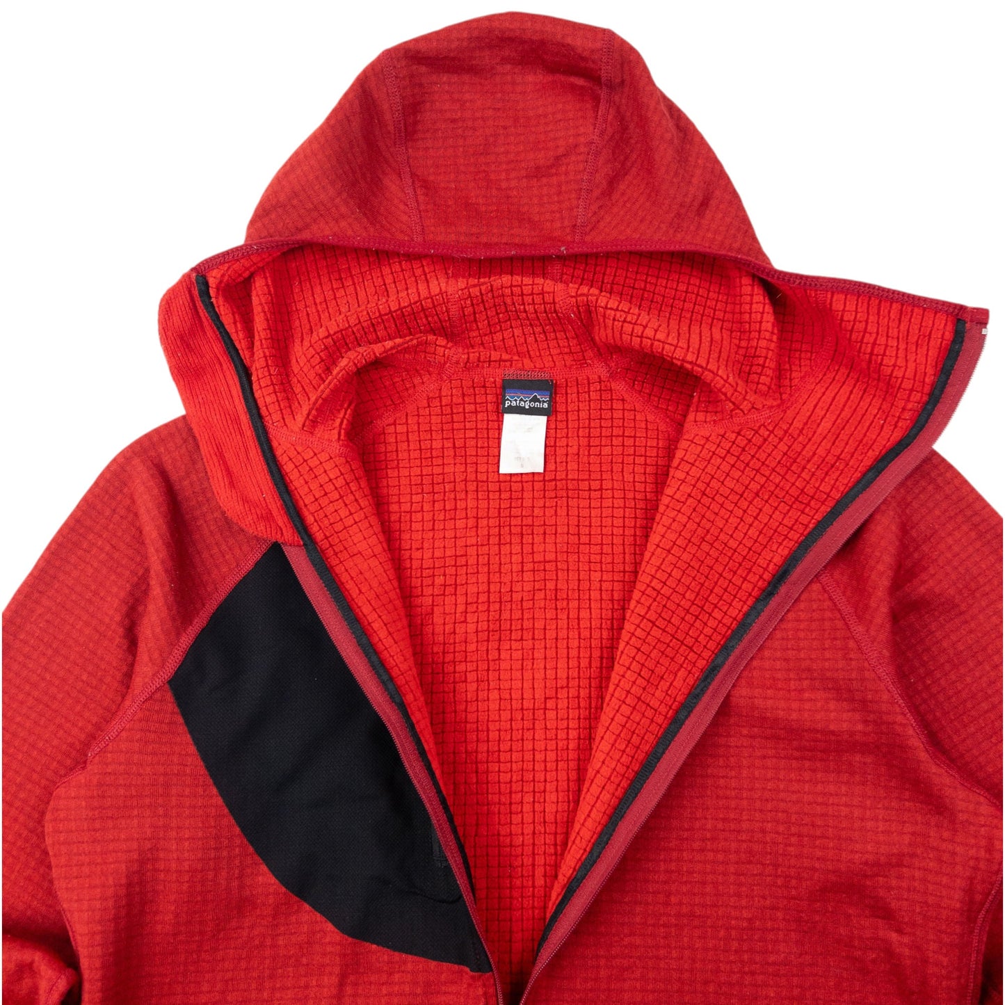 Vintage 2000s Patagonia Half Zip Waffle Fleece Hoodie Size S | Small, Red