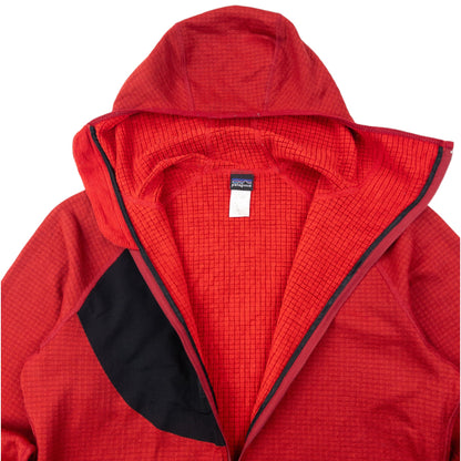 Vintage 2000s Patagonia Half Zip Waffle Fleece Hoodie Size S | Small, Red