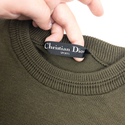 Vintage 90s Dior Sports Embroidered Jumper Size S | Small, Multicoloured