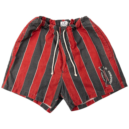 Vintage CP Company Striped Swim Shorts Size W26