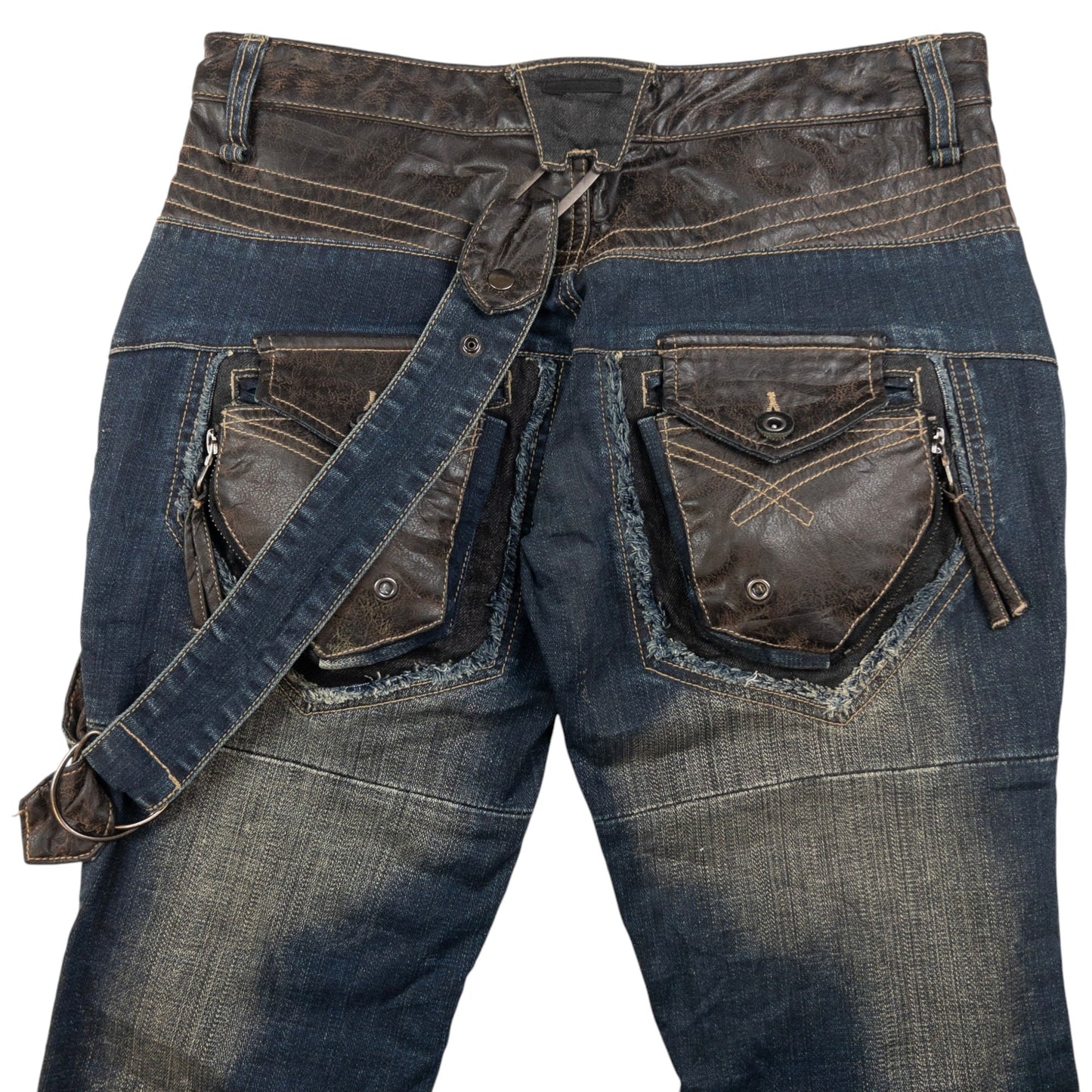 Vintage PPFM Distressed Denim Jeans Size W30