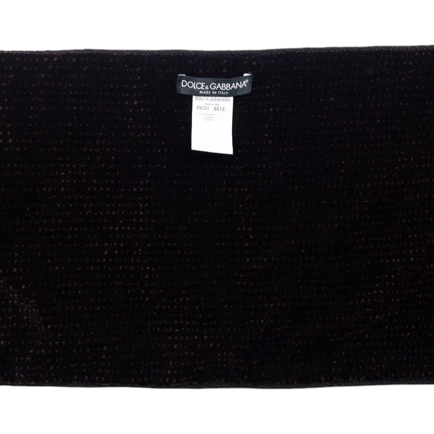 Vintage Dolce & Gabbana Velour Scarf