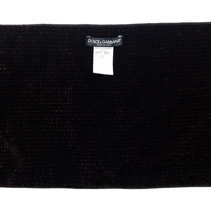 Vintage Dolce & Gabbana Velour Scarf