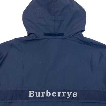 Vintage 90s Burberry Zip Up Jacket Size XL | XL, Navy