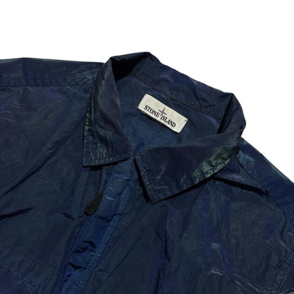 Stone Island Nylon Weft Overshirt | XL, Navy