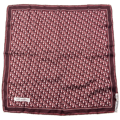 Vintage 80s Dior Monogram Silk Scarf
