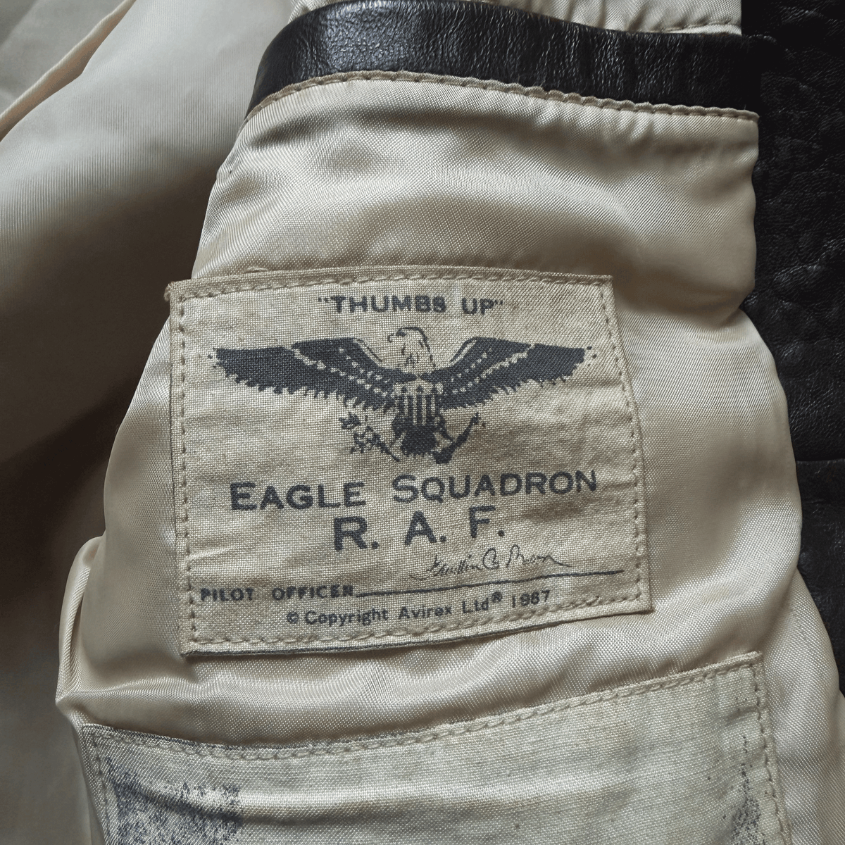Avirex 'Wild Child' 1987 A2 Leather Flight Jacket - S / M | S / M, Red