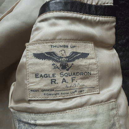Avirex 'Wild Child' 1987 A2 Leather Flight Jacket - S / M | S / M, Red