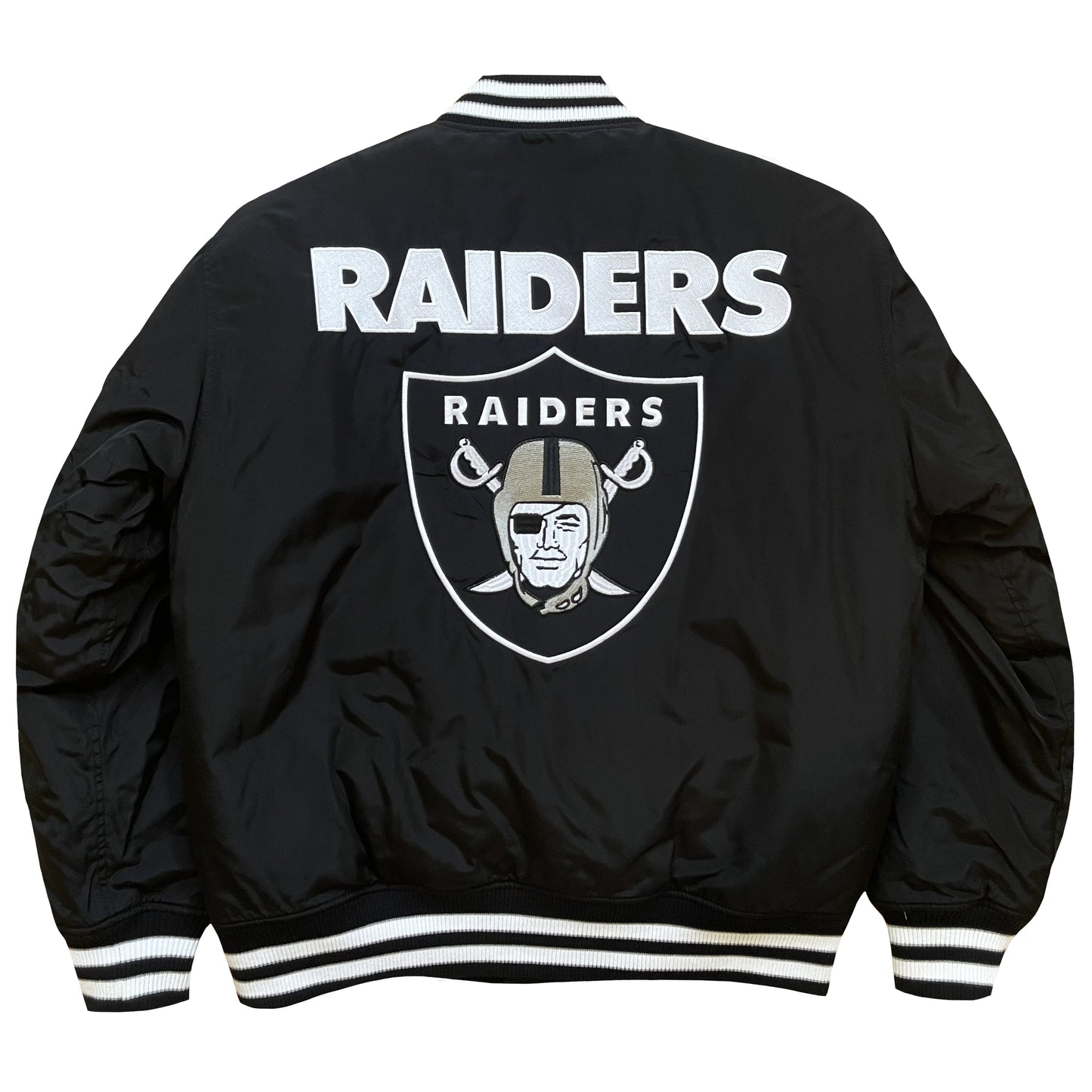 Avirex x Raiders NFL Varsity Bomber Jacket - M