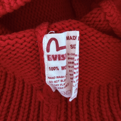 Evisu Cowichan Hoodie - M | S / M, Red