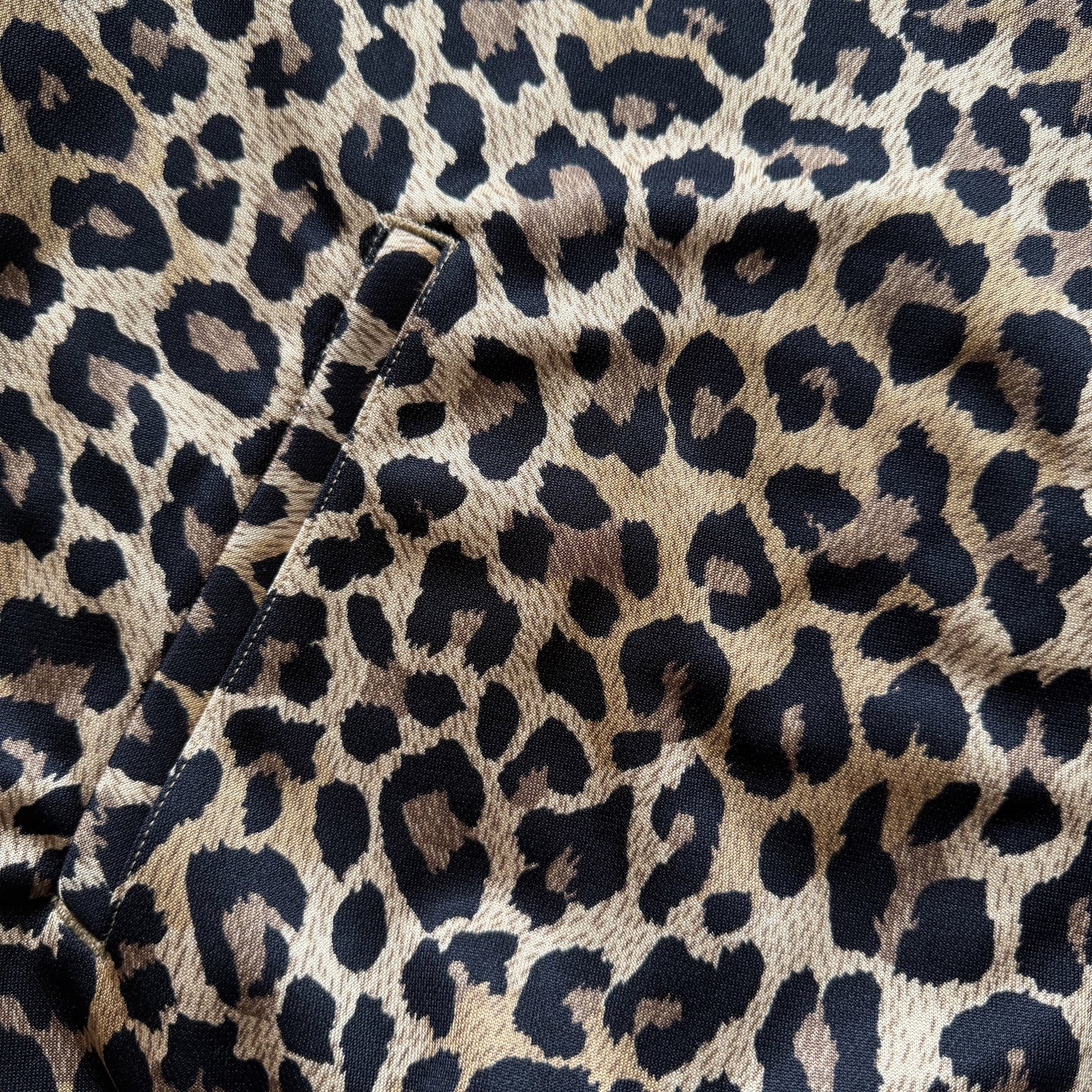 Kapital Smooth Jersey Stuntman & Woman Leopard Track Jacket - L | Large, Multicoloured
