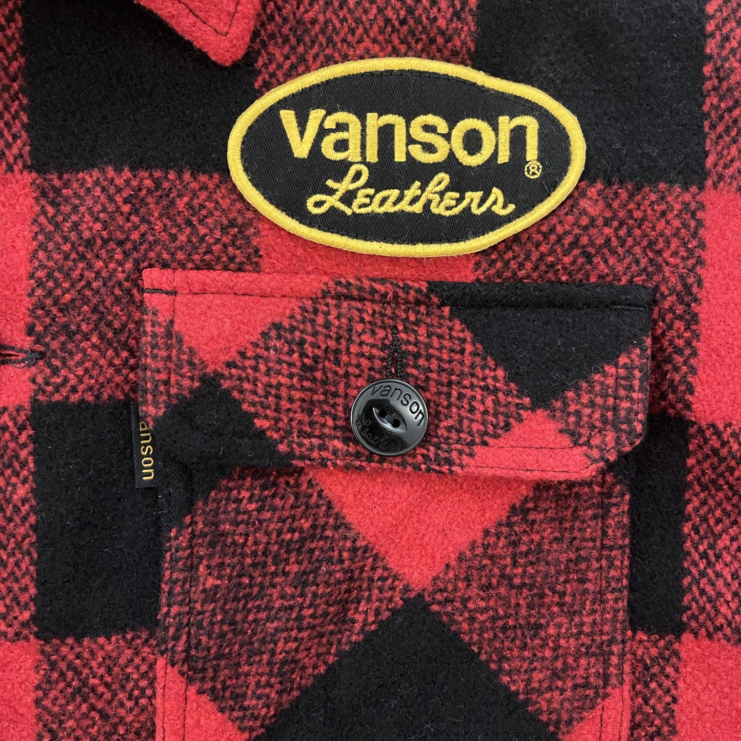 Vanson Leathers Buffalo Check Shirt Jacket - Known Source