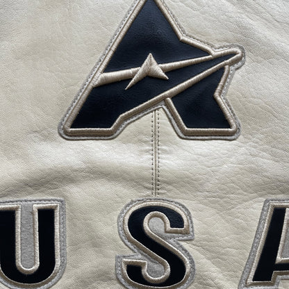 Avirex USA Leather Varsity Jacket - L / XL