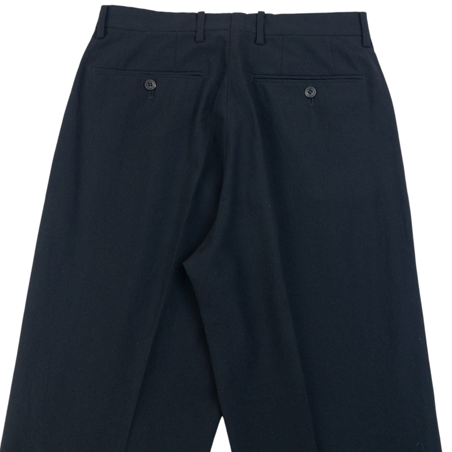 Vintage 2000s Issey Miyake White Label Pleated Trousers Size W28 | W28, Black
