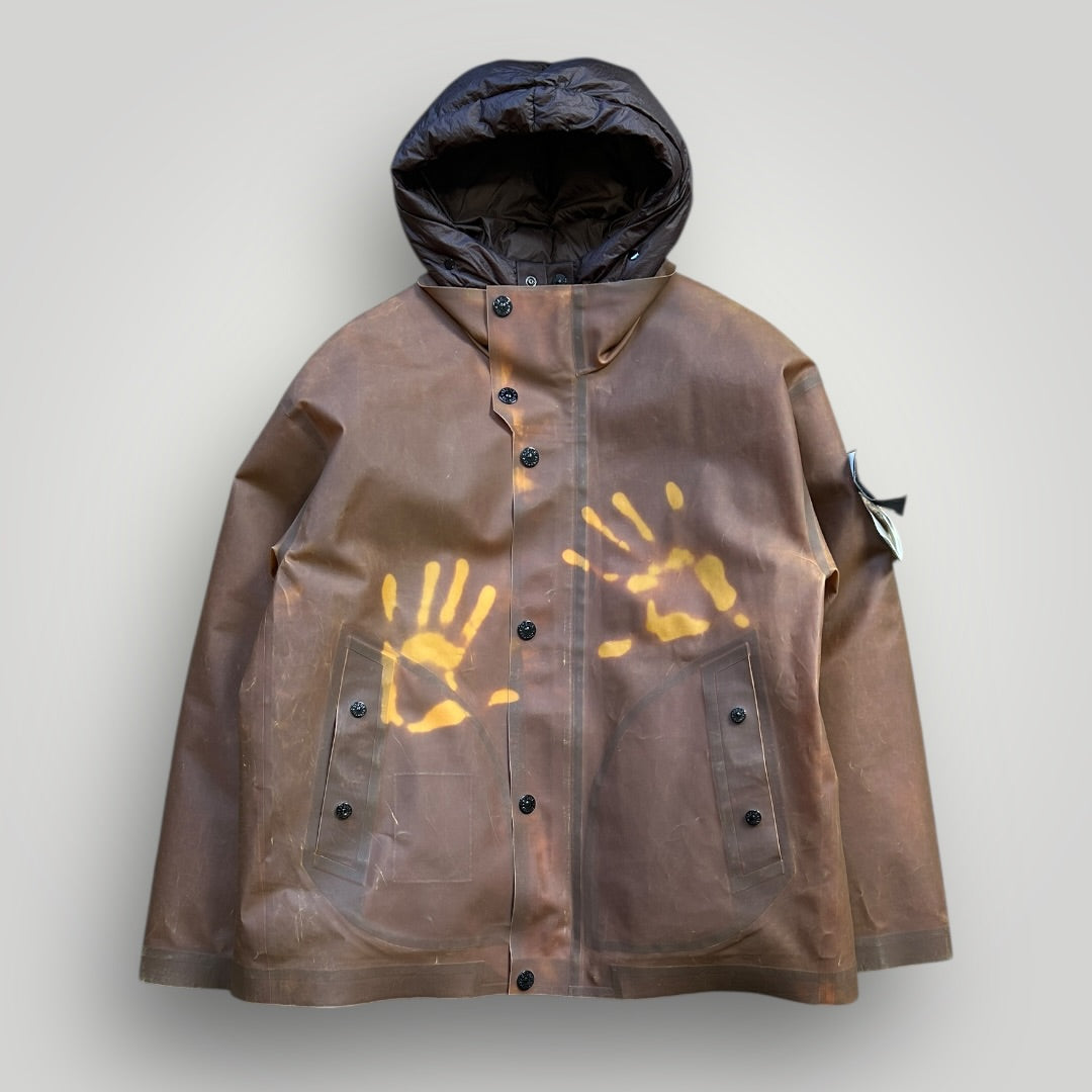 Stone Island Poly Strata Ice Jacket L | Default Title, Orange