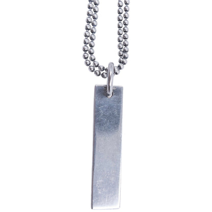 Vintage Gucci Silver Pendent Double-Chain Necklace | O/S, Grey