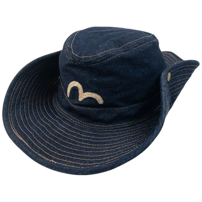 Vintage 2000s Evisu Gull Japanese Denim Hat | O/S, Multicoloured