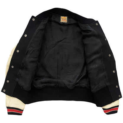 Script Japanese Sukajan Varsity Jacket - M