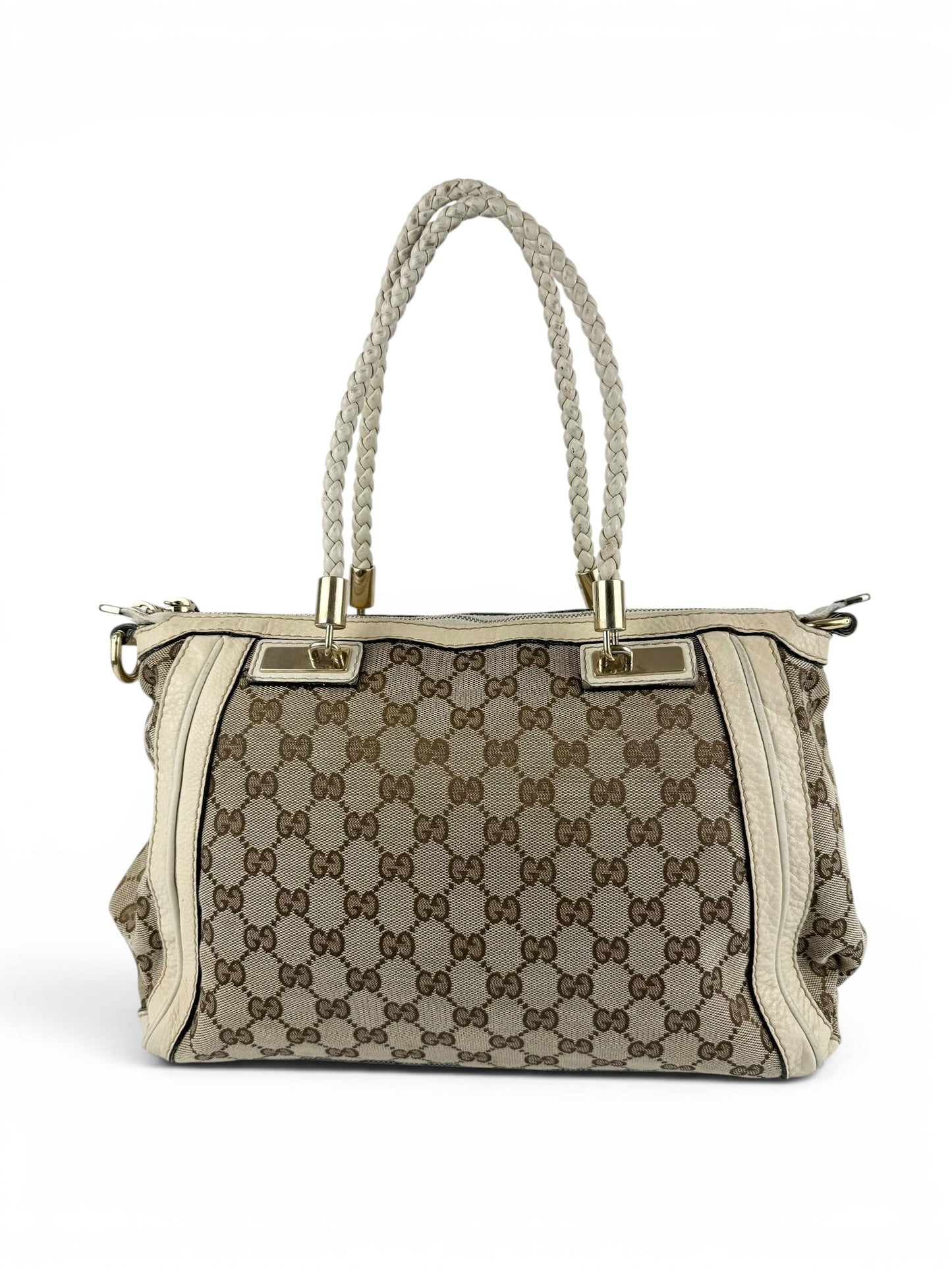 Vintage 90s Gucci GG Monogram Bella Handbag | O/S, Multicoloured