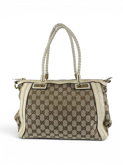 Vintage 90s Gucci GG Monogram Bella Handbag | O/S, Multicoloured