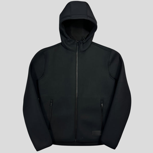 Prada Milano 2018 Technical Scuba Rubberised Race Logo Jacket - M | Default Title, Black