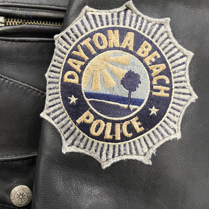 Avirex Leather Biker Motorcycle Jacket - S / M