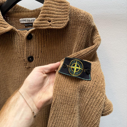 90’s Stone Island Knit Jumper (L) | Large, Green
