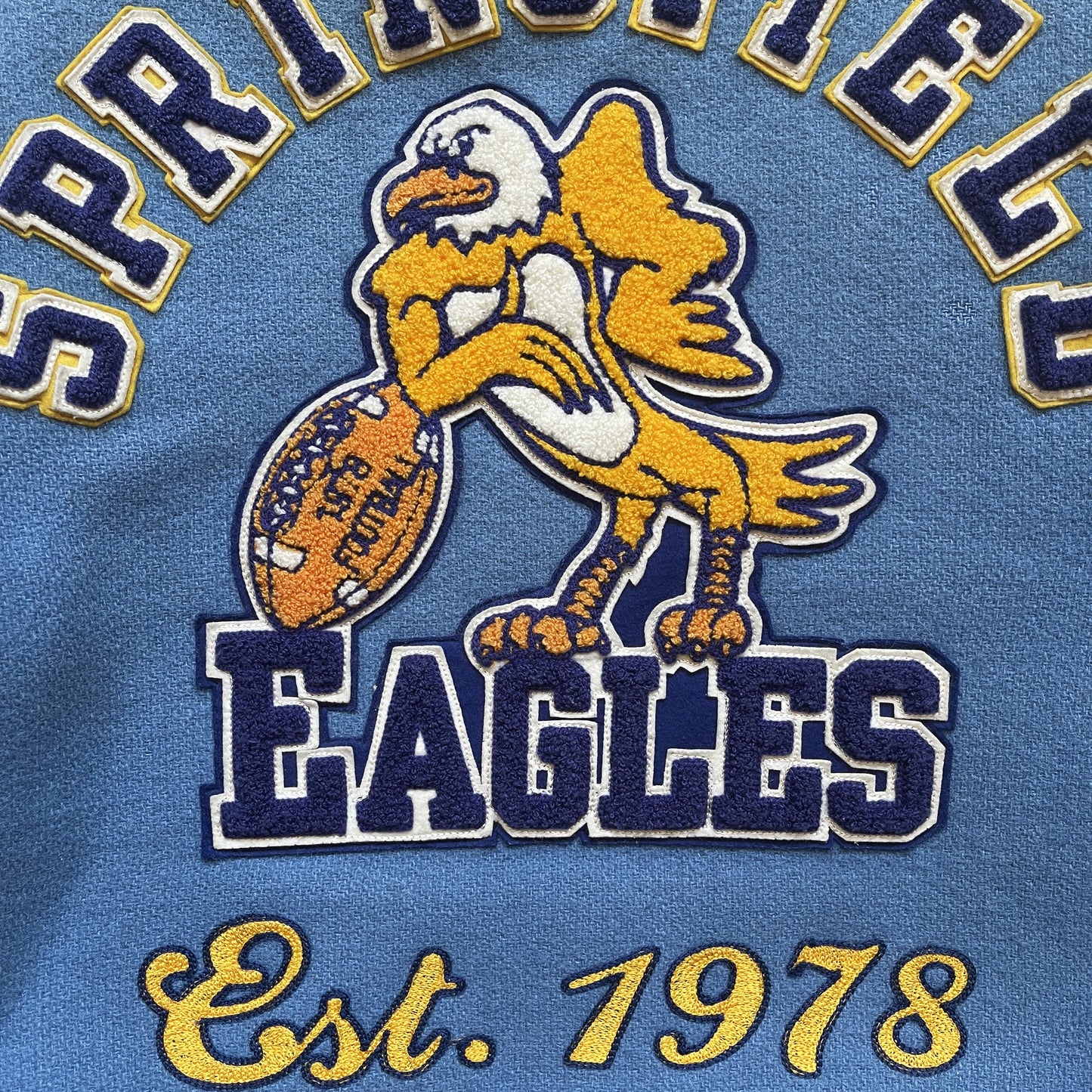 Style Eyes 'Springfield Eagles' Varsity Jacket - S