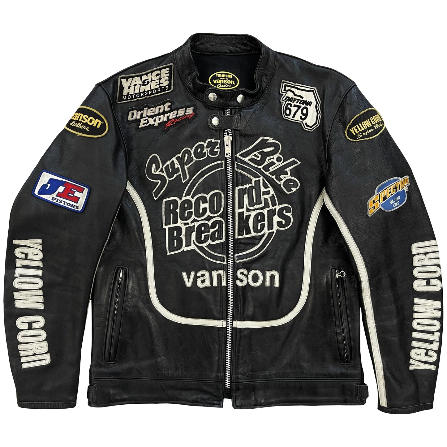 Vanson Leathers x Yellow Corn Motorcycle Racer Jacket - Known Source