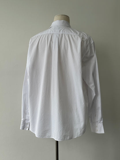 Yves Saint Laurent Pour Homme 2000s Cotton Logo Shirt - XL