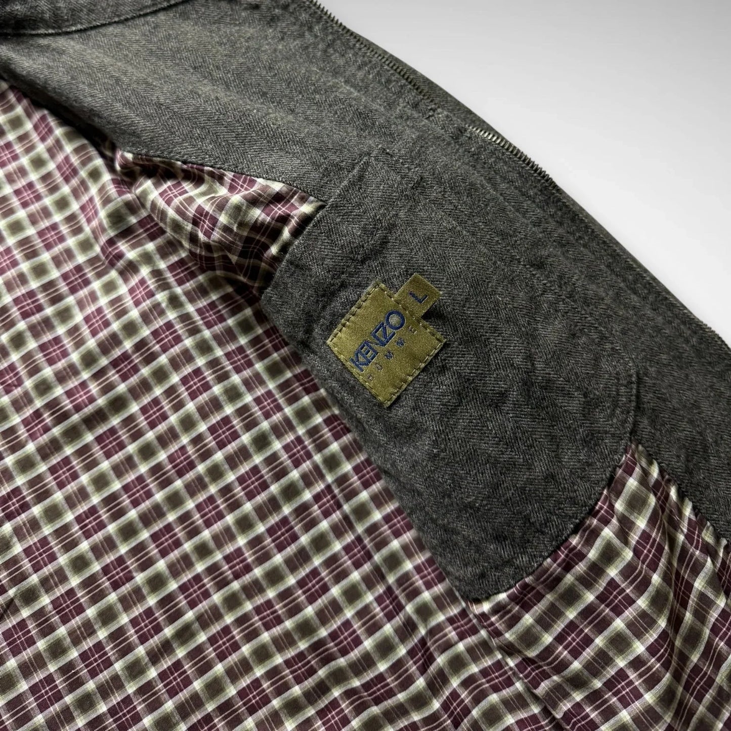 Kenzo Wool & Linen Worker Jacket (2000)