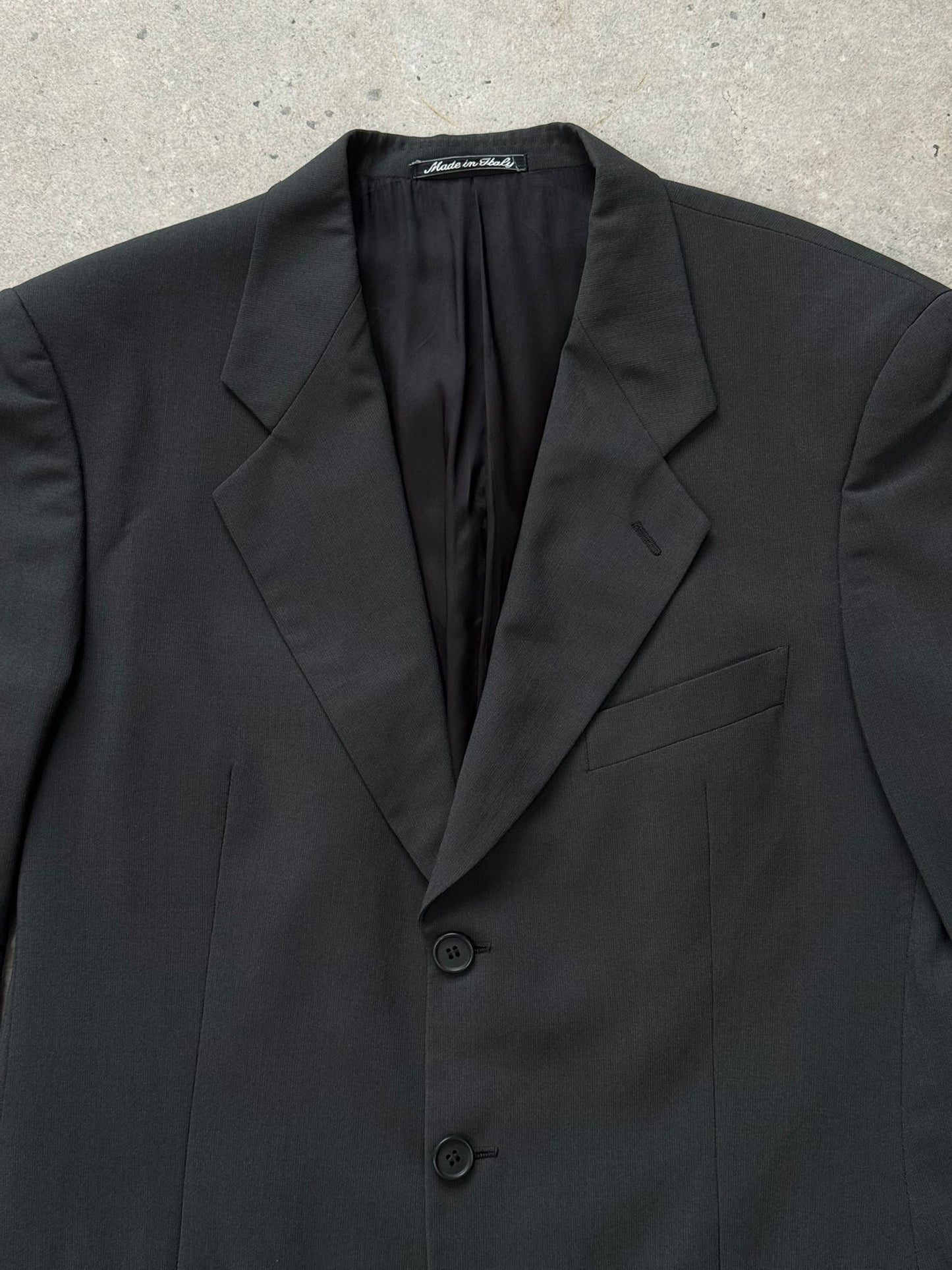 Giorgio Armani Le Collezioni 1990s Wool Single Breasted Blazer – XL