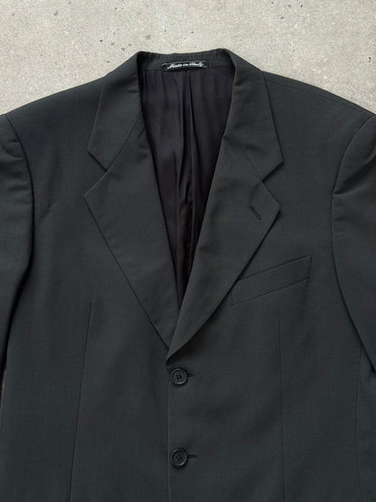 Giorgio Armani Le Collezioni 1990s Wool Single Breasted Blazer – XL