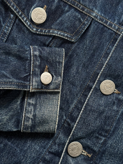 Armani Jeans 1900s Mid Wash Denim Jacket - L