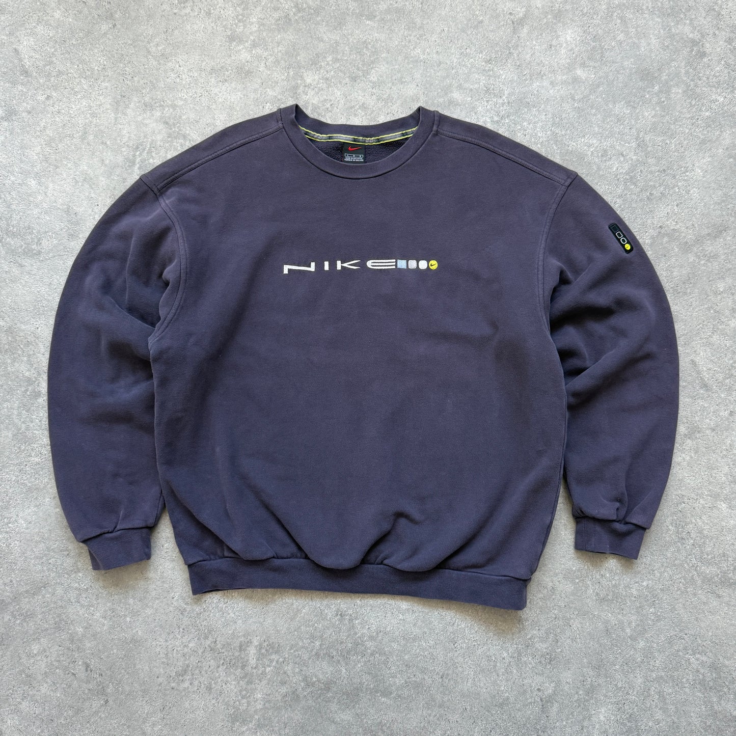 Nike 1999 heavyweight embroidered spellout sweatshirt (L)
