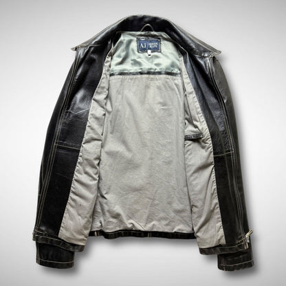 Armani Jeans Leather Jacket (2000s)