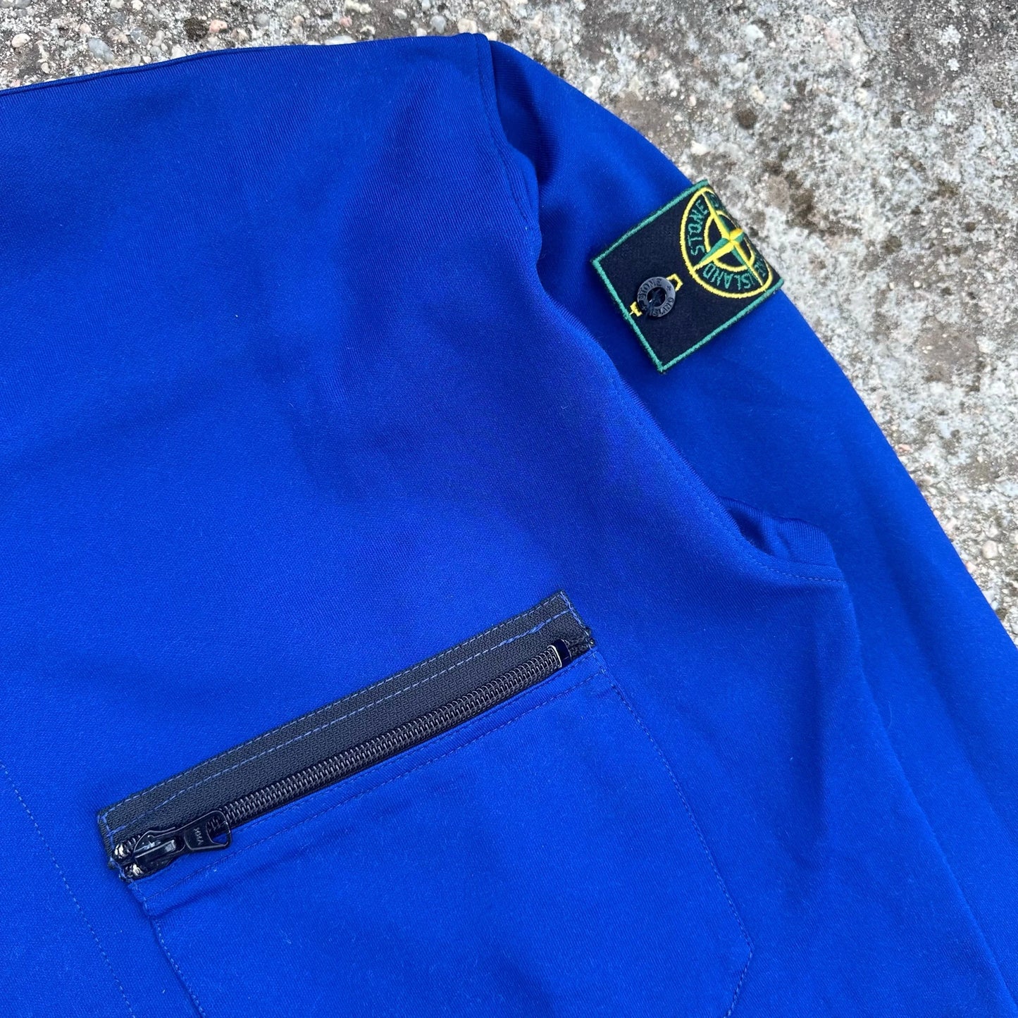 S/S1996 Cobalt Blue Neoprene Track Jacket