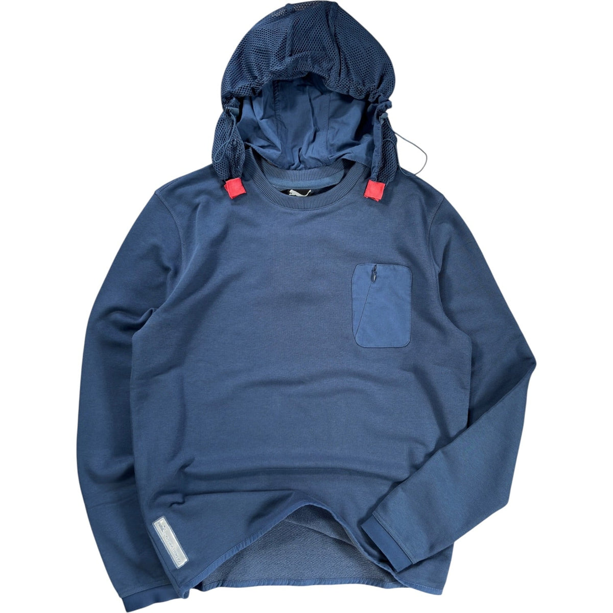 Puma by Hussein Chalayan 2013 Detachable Hood Sweatshirt M | Medium, Blue