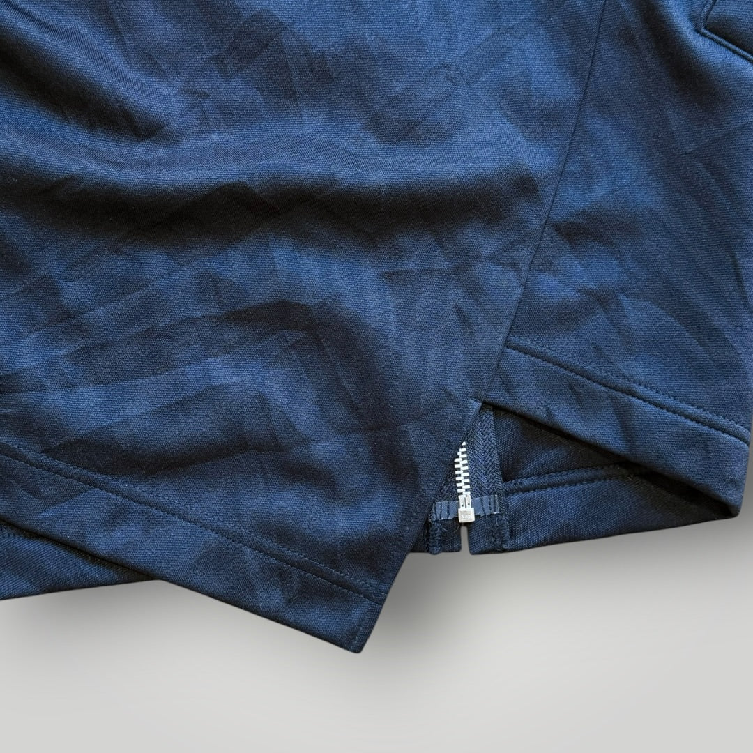 Comme des Garçons Homme Plus Asymmetrical Zip Up Hoodie L | O/S, Navy