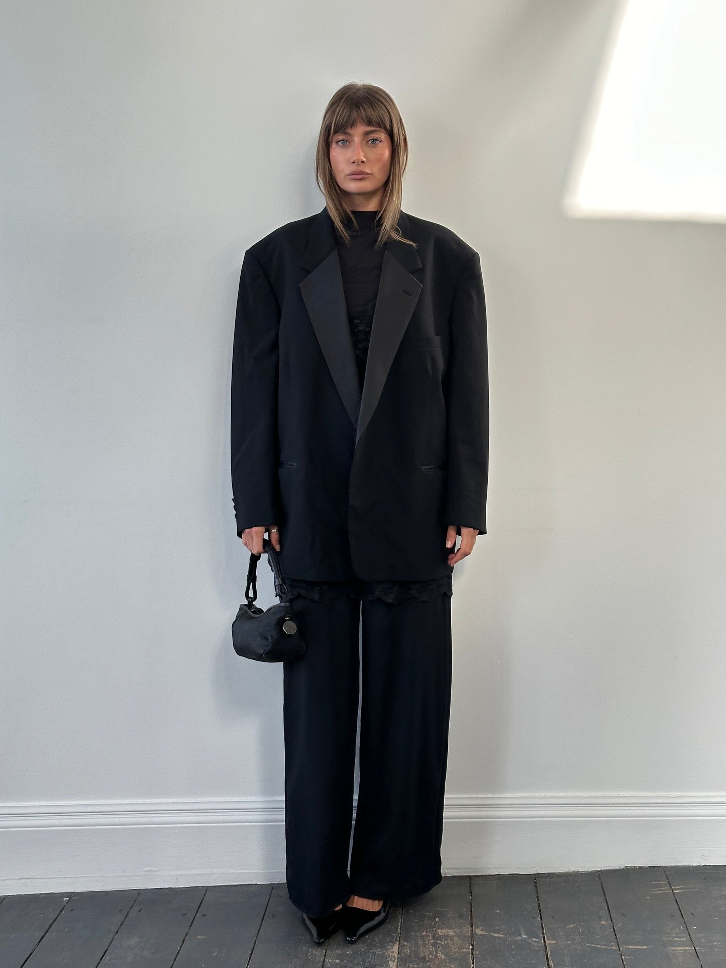 Christian Dior Le Connaisseur 1990s Tuxedo Wool Blazer - 52R/XXL