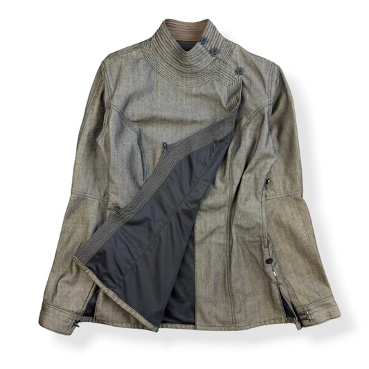 AW99/00 Maharishi Asymmetric Kimono Jacket (S) | Small, Black