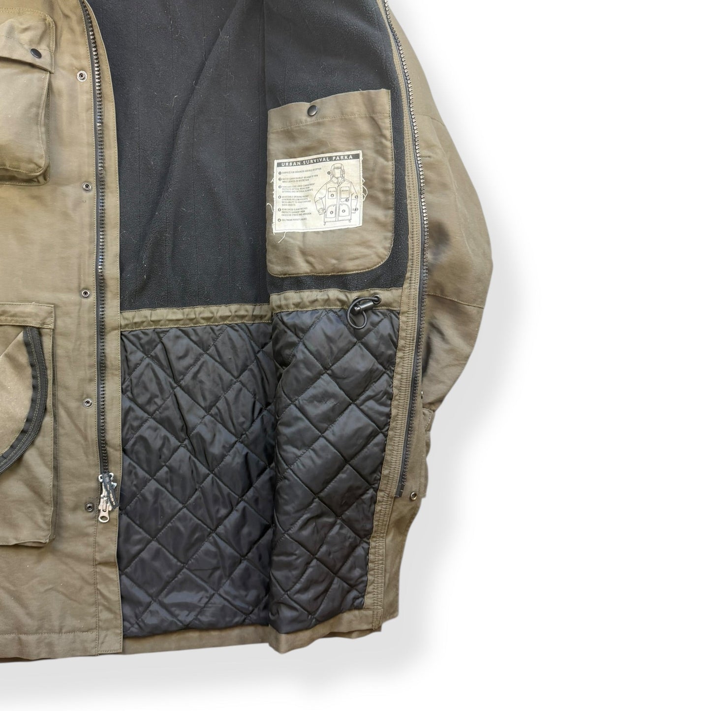 2000's Tommy Hilfiger 'Urban Survival Parka' (L) | Default Title, Olive