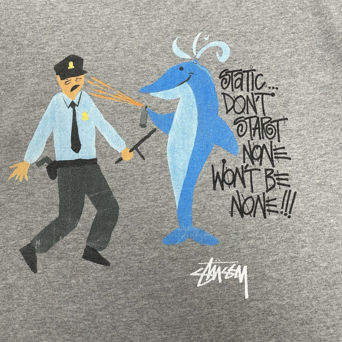 Vintage Stussy Jayson Musson T Shirt, Size Medium | Stussy, Grey