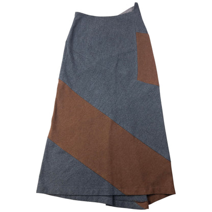 Vintage 1997 Comme Des Garçons Tricot Asymmetric Wool Skirt Womens Size W28